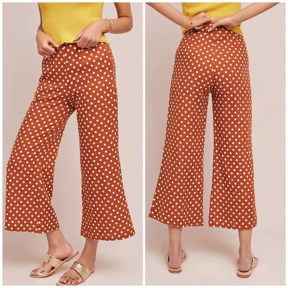 Faithfull the Brand Pants - Faithfull the Brand Cropped Wide Leg Linen Pants Size 8/Large
